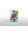 Pohutukawa Flower: Card