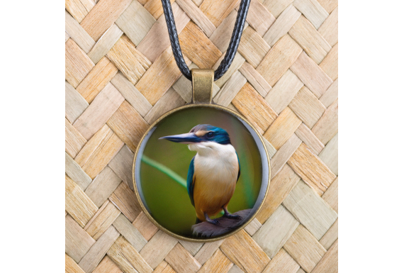 Sacred Kingfisher: Pendant 