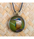 Sacred Kingfisher: Pendant 